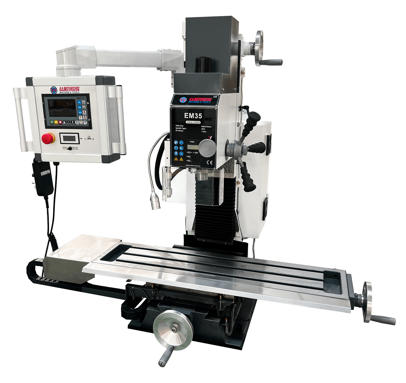 Weiss Machines E2 DDrive Benchtop Drilling and Milling Machine