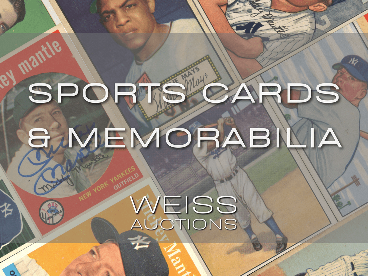 FALL AUCTION PREVIEW SPORTS CARD AND MEMORABILIA SALE Weiss Auctions