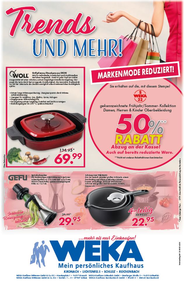 Dein neues WEKA Prospekt ist online! WEKA Kaufhaus