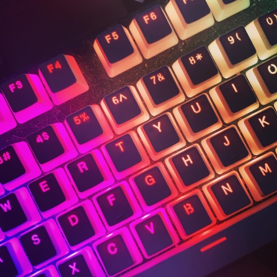 Kingston LED Mechanical Keyboard via Instagram and TikTok My Word