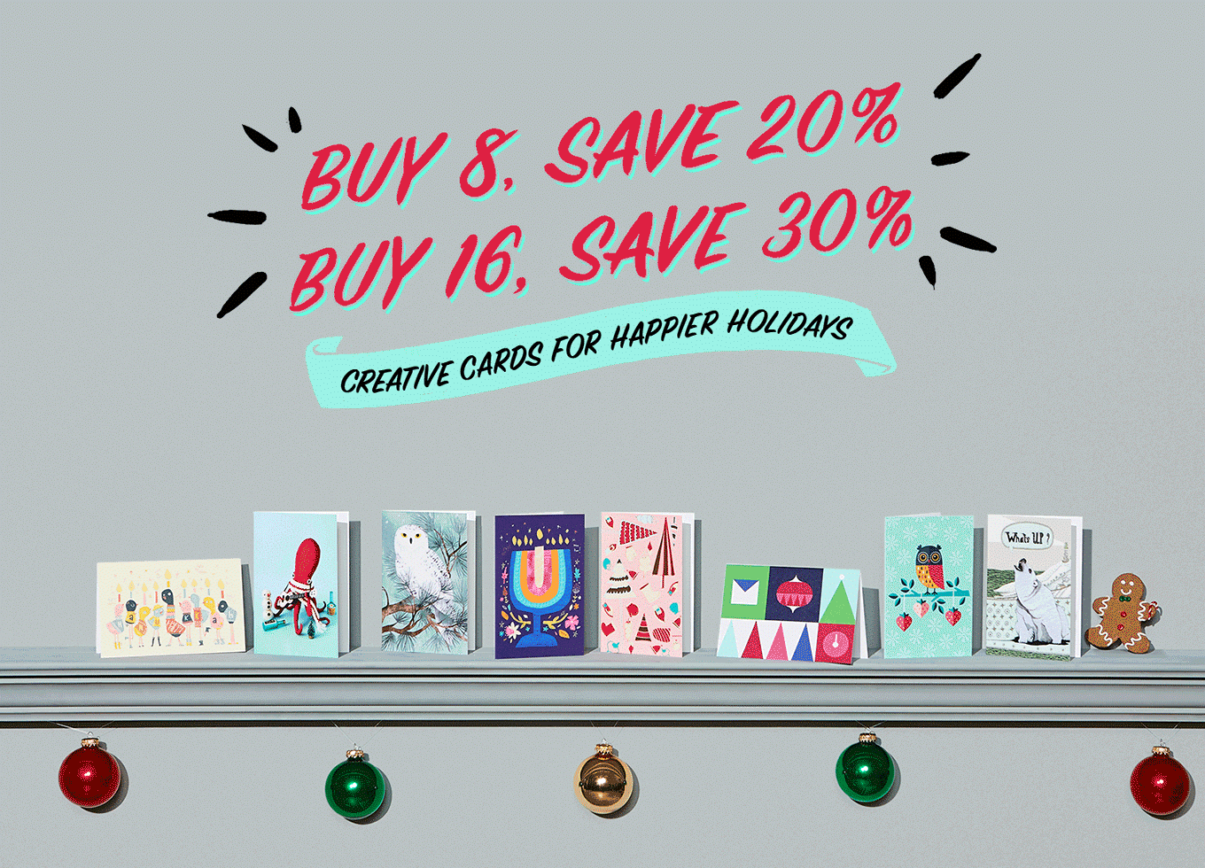 Stock up on totally original holiday cards from Douglas E. Welch 20