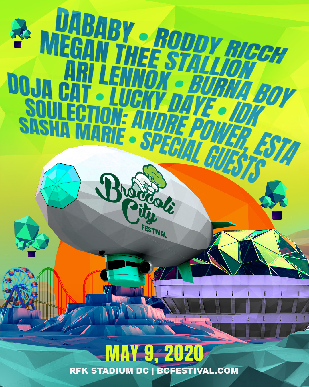Broccoli City Reveals 2020 Festival Lineup To Cream's World