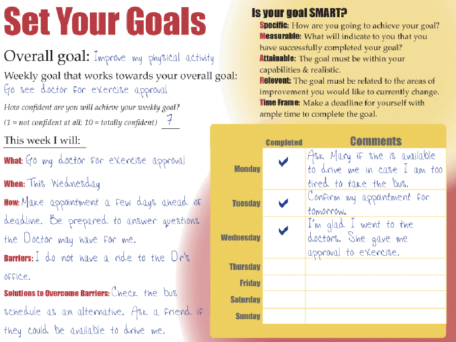 Goal Setting And Physical Fitness | Welcome To Gilda's