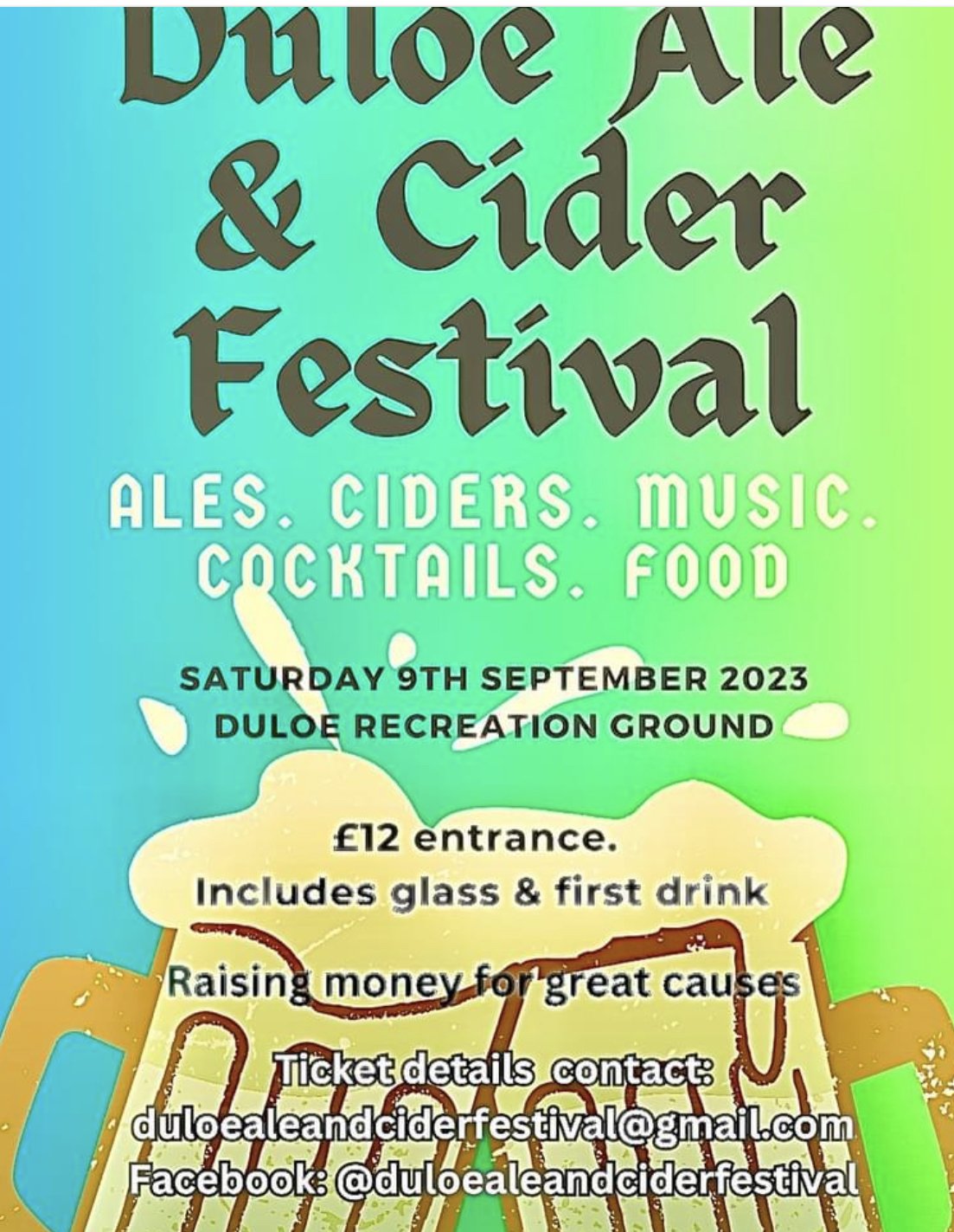 Duloe Ale & Cider Festival 2023 to Looe & Polperro