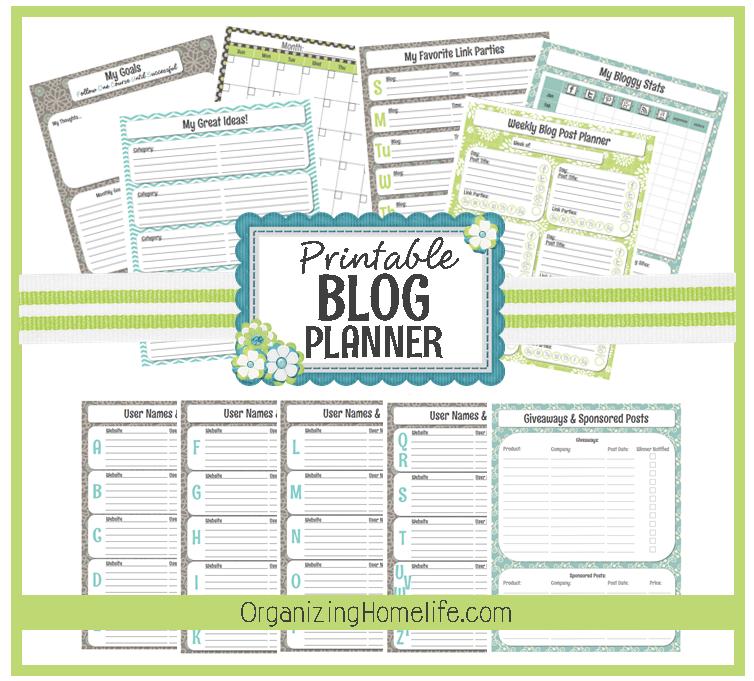 21 Free Blog Planner Printables - Welcome to the Family Table®