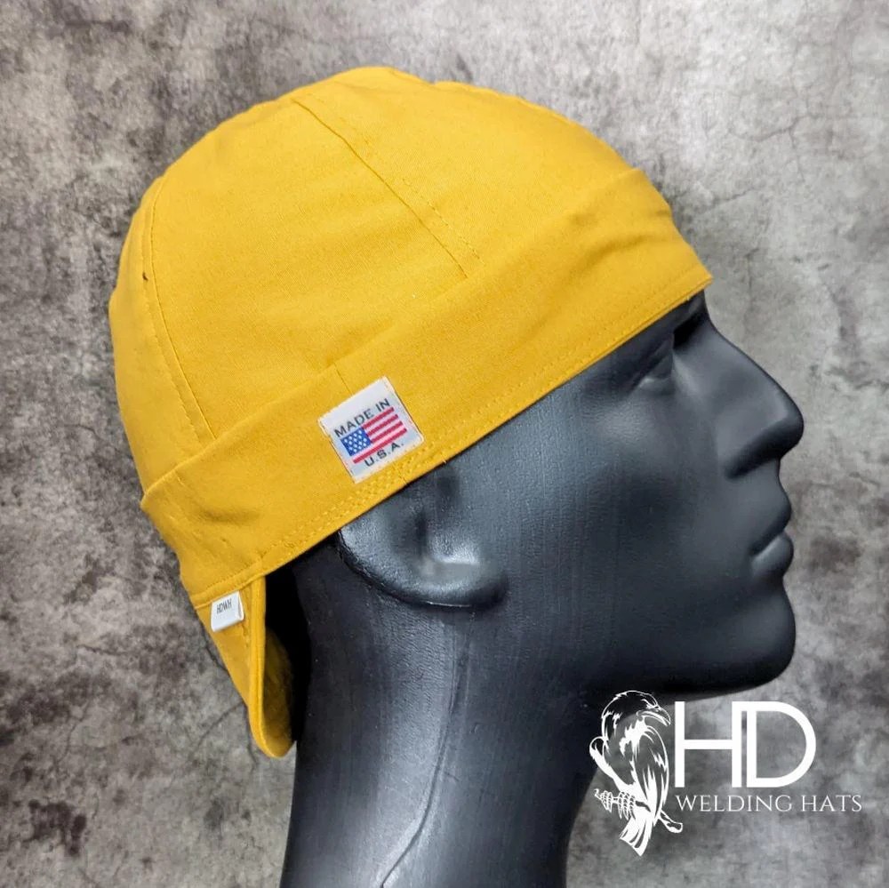Gold Welding Cap HD Welding Hats