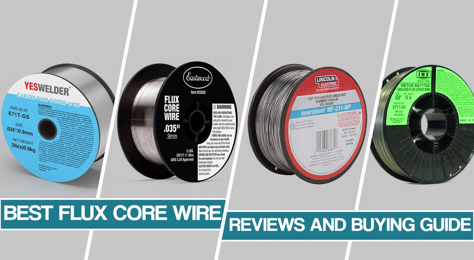 Best Flux Core Wires Reviews & Comparison table [2024]