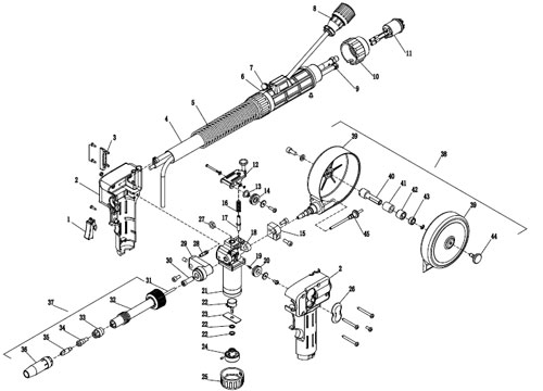 MAG Spool Gun, Handy Welding Machinery, NORTH Pulling Welder Manufacturer