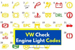 VW Check Engine Light Codes (Common Car Diagnose + More)