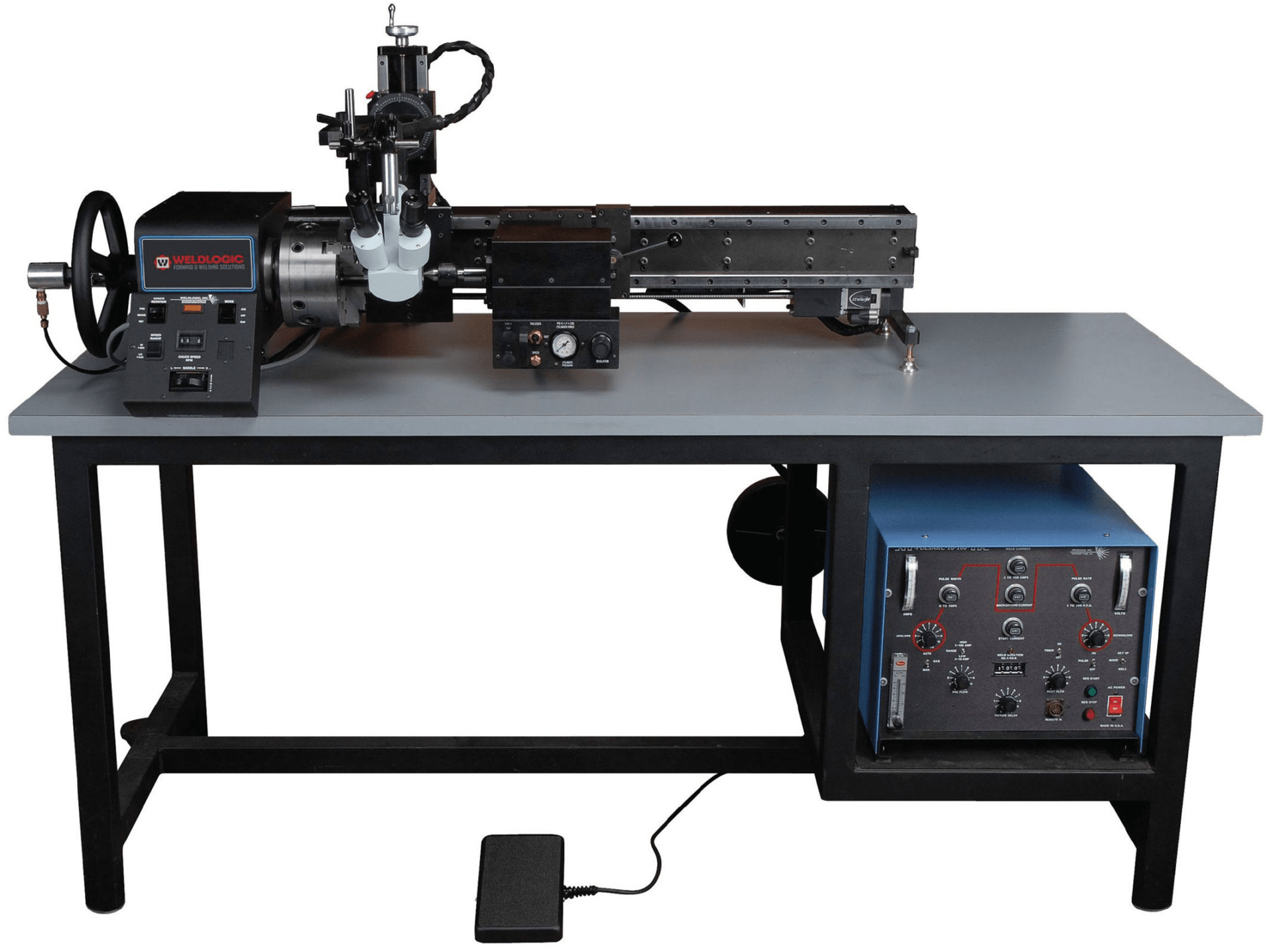 MicroWelding Lathe System Weldlogic Inc.