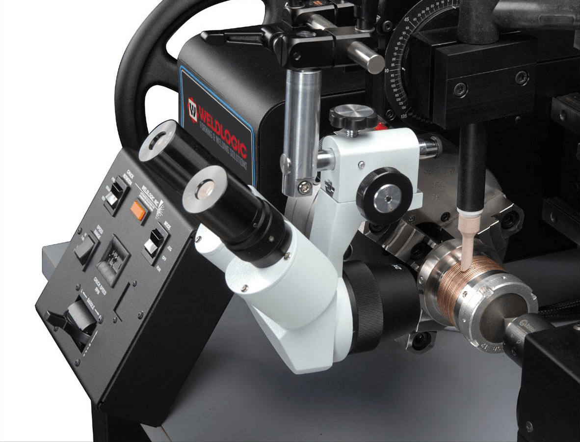 MicroWelding Lathe System Weldlogic Inc.