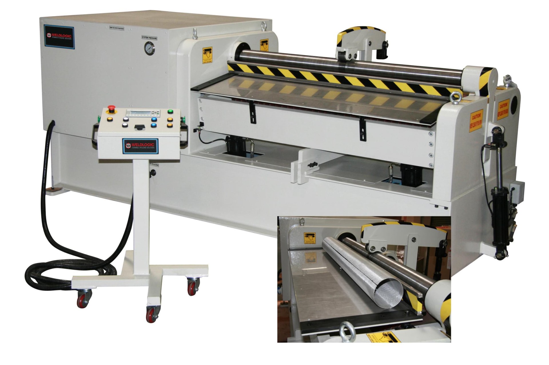 HDH54 54 Inch Long 2Roll Bending Machine Weldlogic Inc.