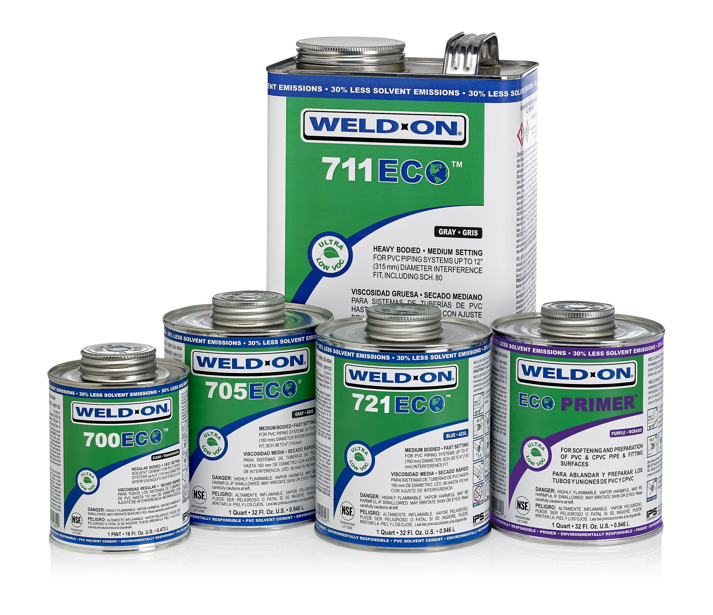 Breathe easier with WELDON® ECO™ Series high strength, ultra low VOC series of solvent