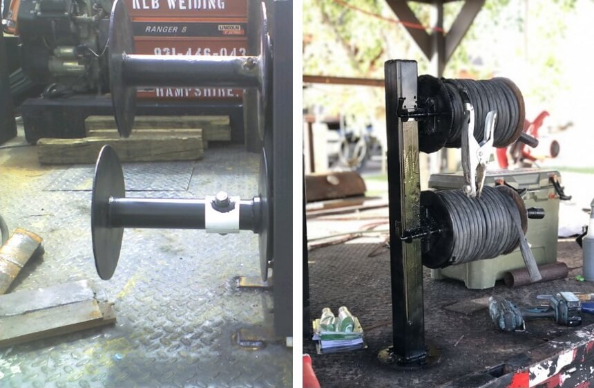 Homemade Welding Lead Reels Do It Yourself in 7 Steps