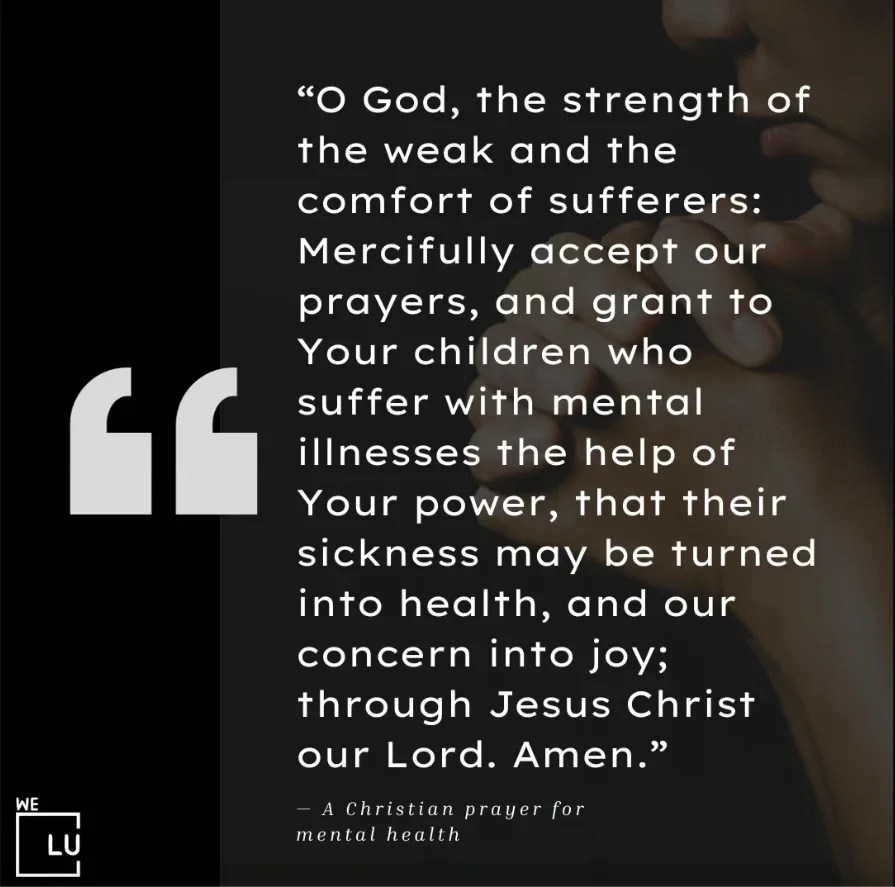 Prayer For Mental Health And Understanding Mental Illness We Level Up
