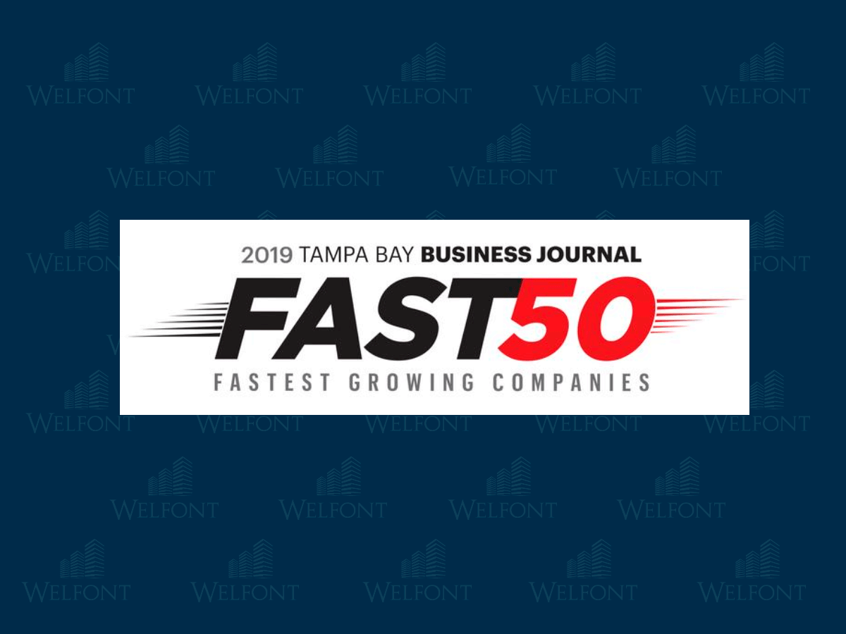 Tampa Bay Business Journal Names The Welfont Companies as One of the