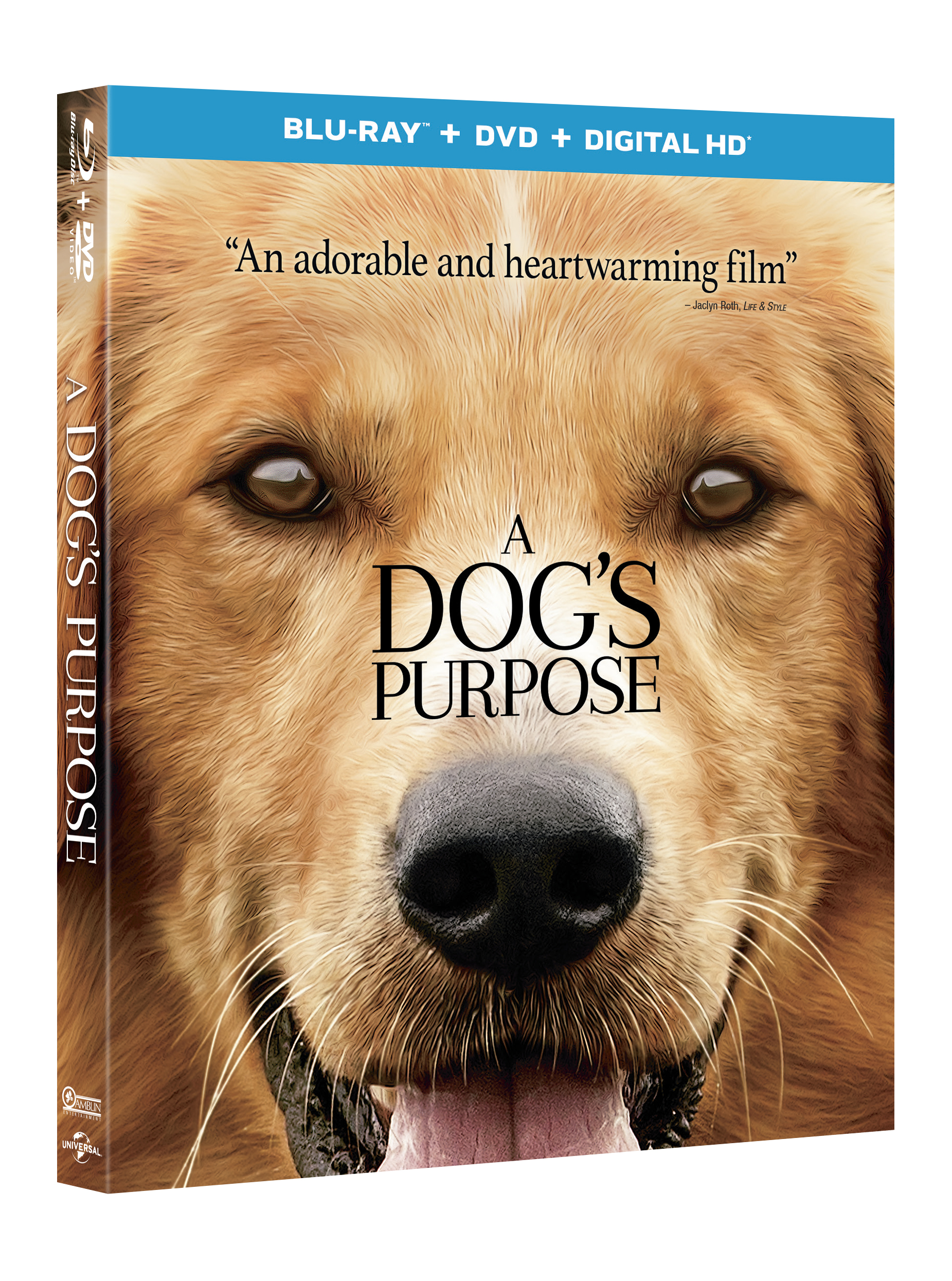 "A Dog's Purpose" Available on Digital HD April 18th, BluRay, DVD and