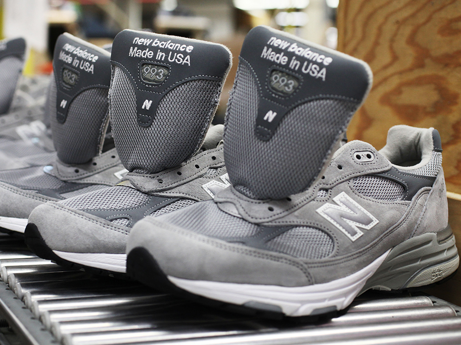 Athletic Shoe Manufacturing At New Balance Plant In Norridgewock, Maine