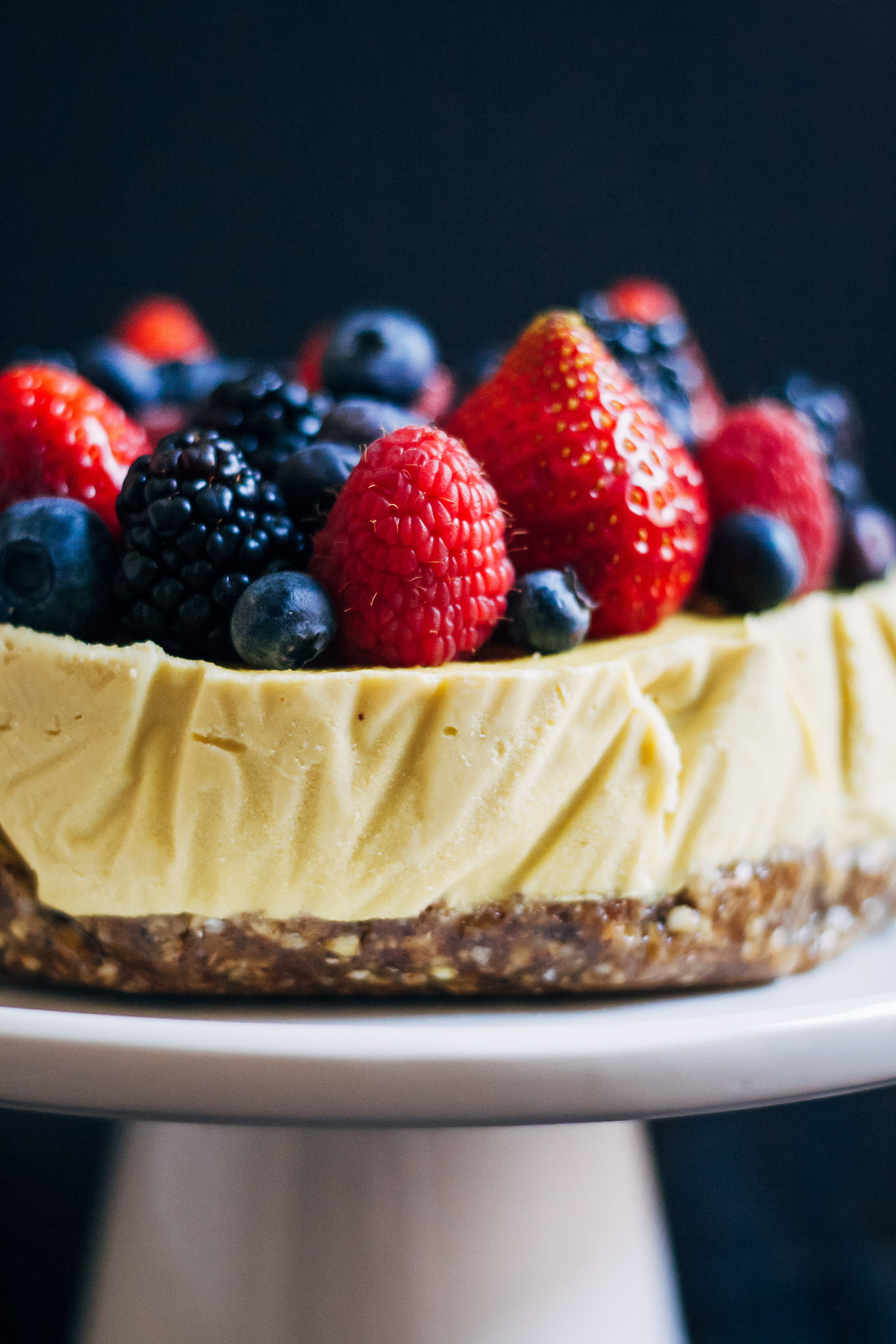 Raw Mango Cheesecake Well and Full