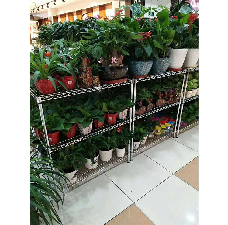 Heavy Duty Plant Wire Shelf Shelving Display Rack Stand