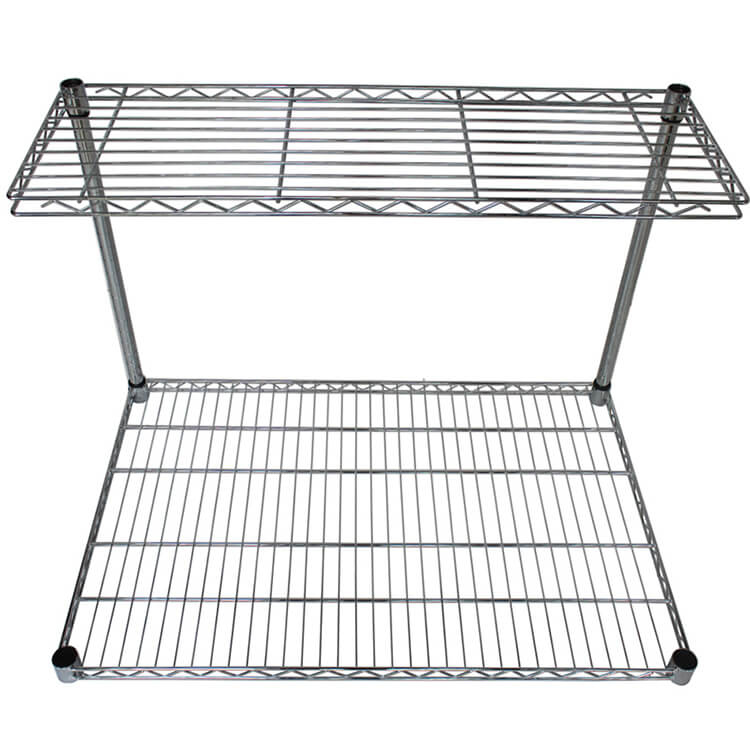 Customization Adjustable 2 Tier NSF Steel Wire Shelving