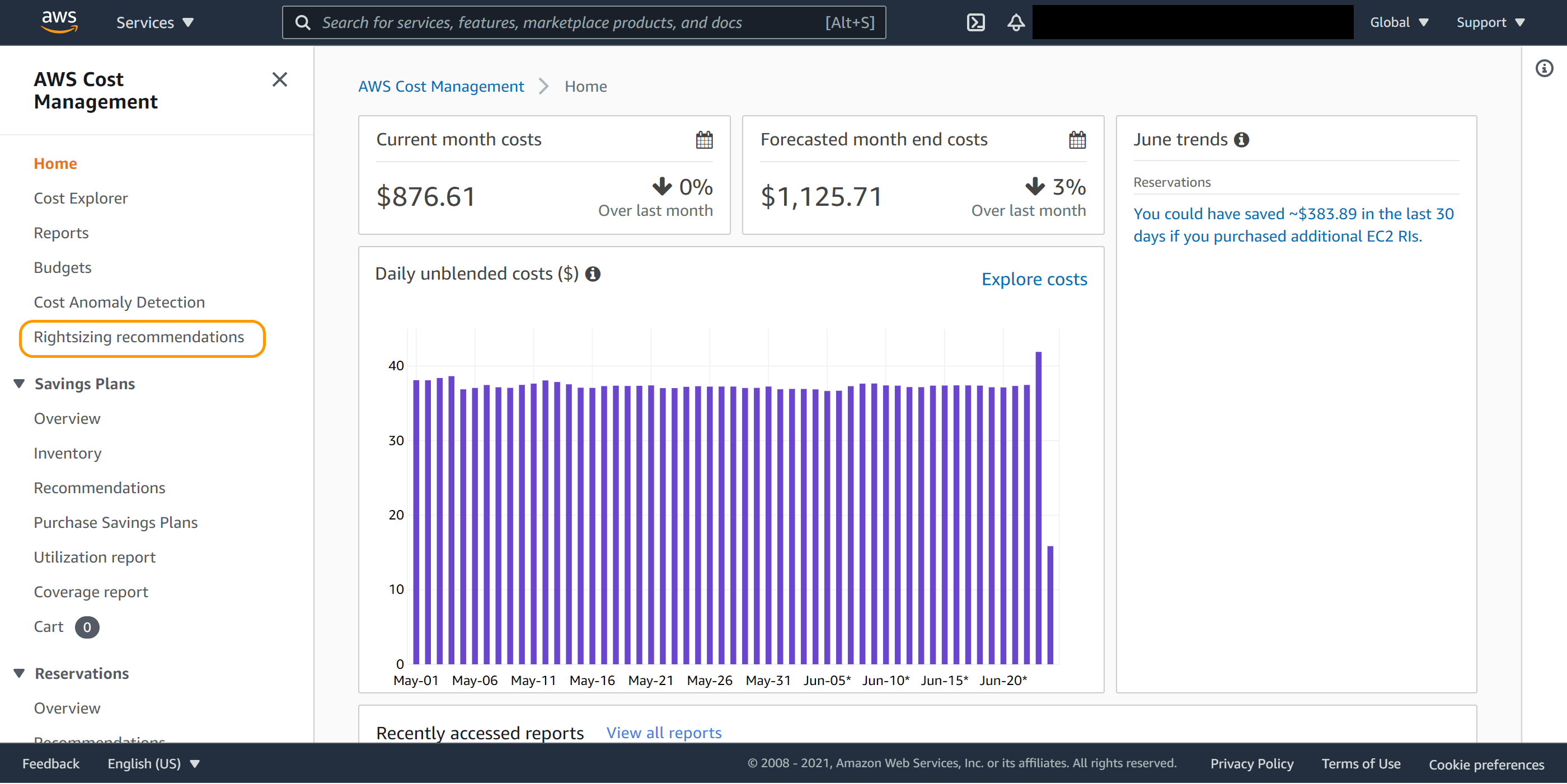 Using AWS Cost Management Rightsizing AWS Well