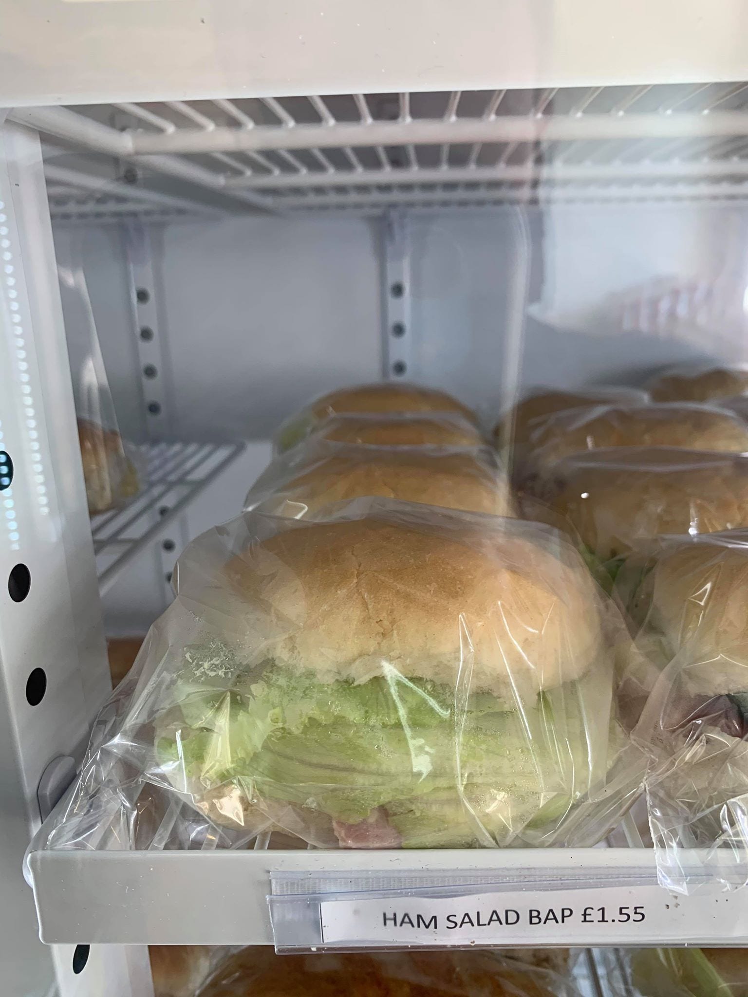 Ham Salad Bap Wellbread Bakers Swaffham, Norfolk Catering