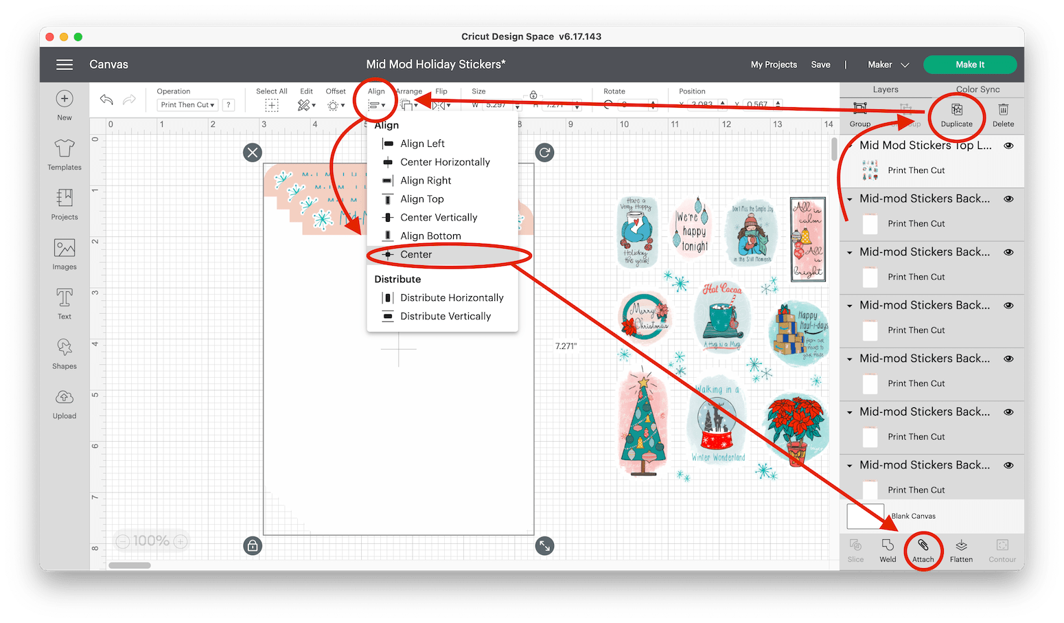How to Make Sticker Backing Sheets with Procreate and Cricut Well
