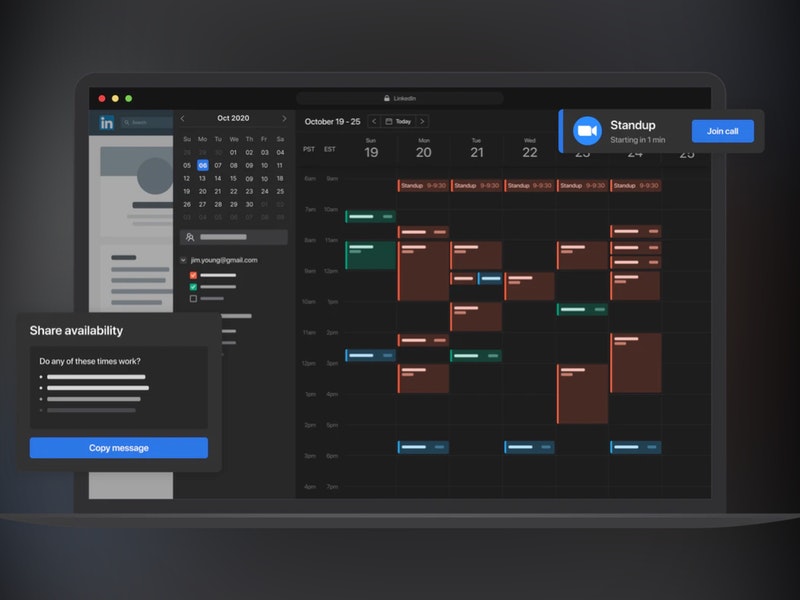 Motion Calendar Look Startup at Welldoneby