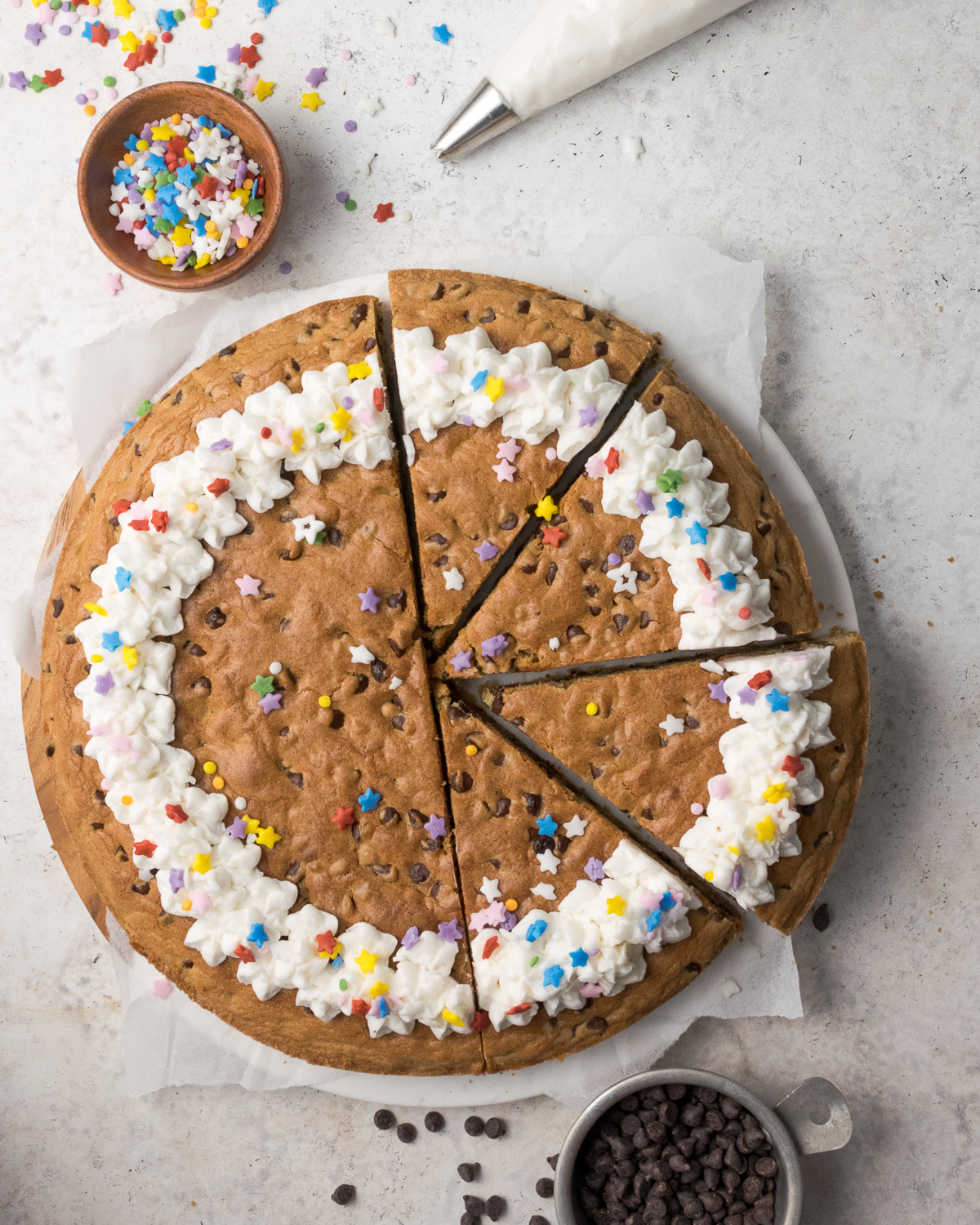 Gluten Free Cookie Cake (Great American Copycat) Well Fed Baker