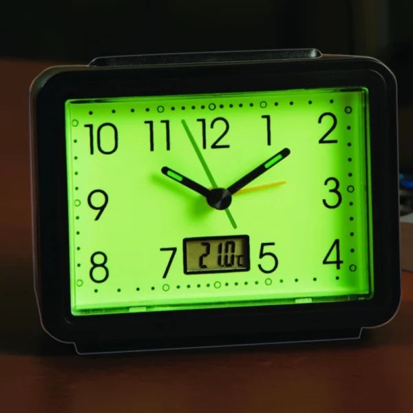 Glow in the Dark Alarm Clock • Wellform