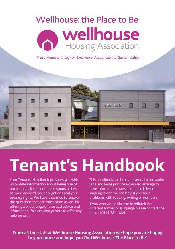 Tenant's Handbook Wellhouse Housing Association