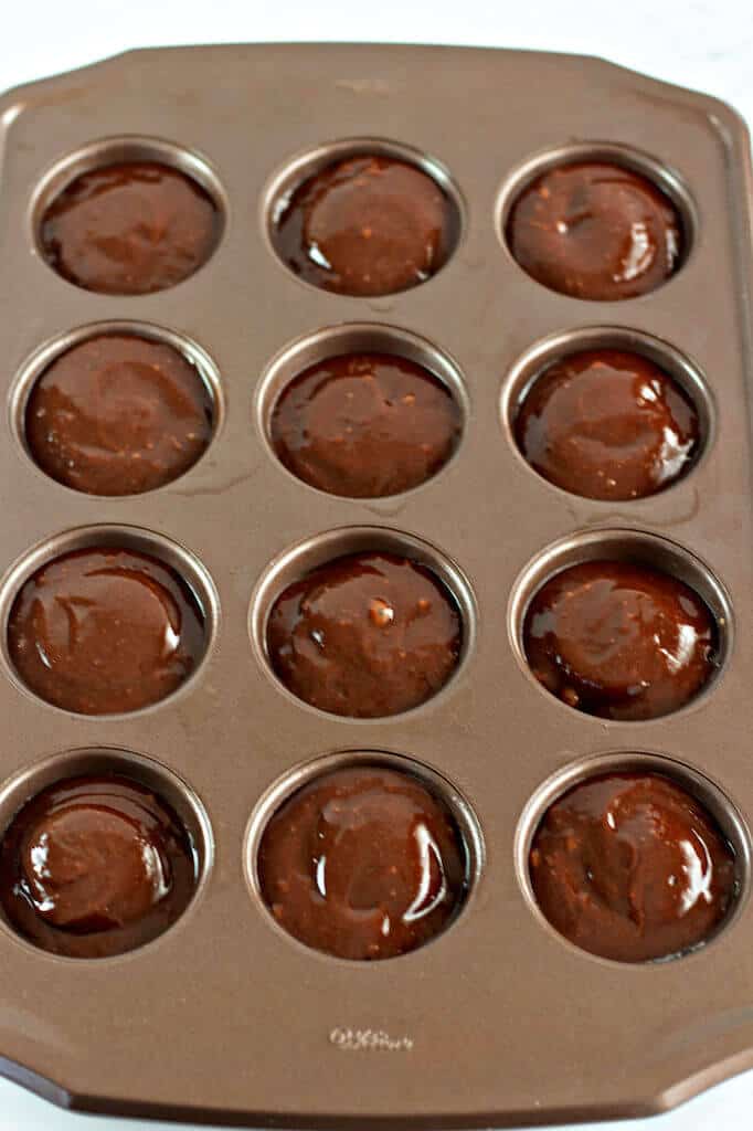 Peanut Butter Cup Stuffed Brookies Reese's Brookie Cups