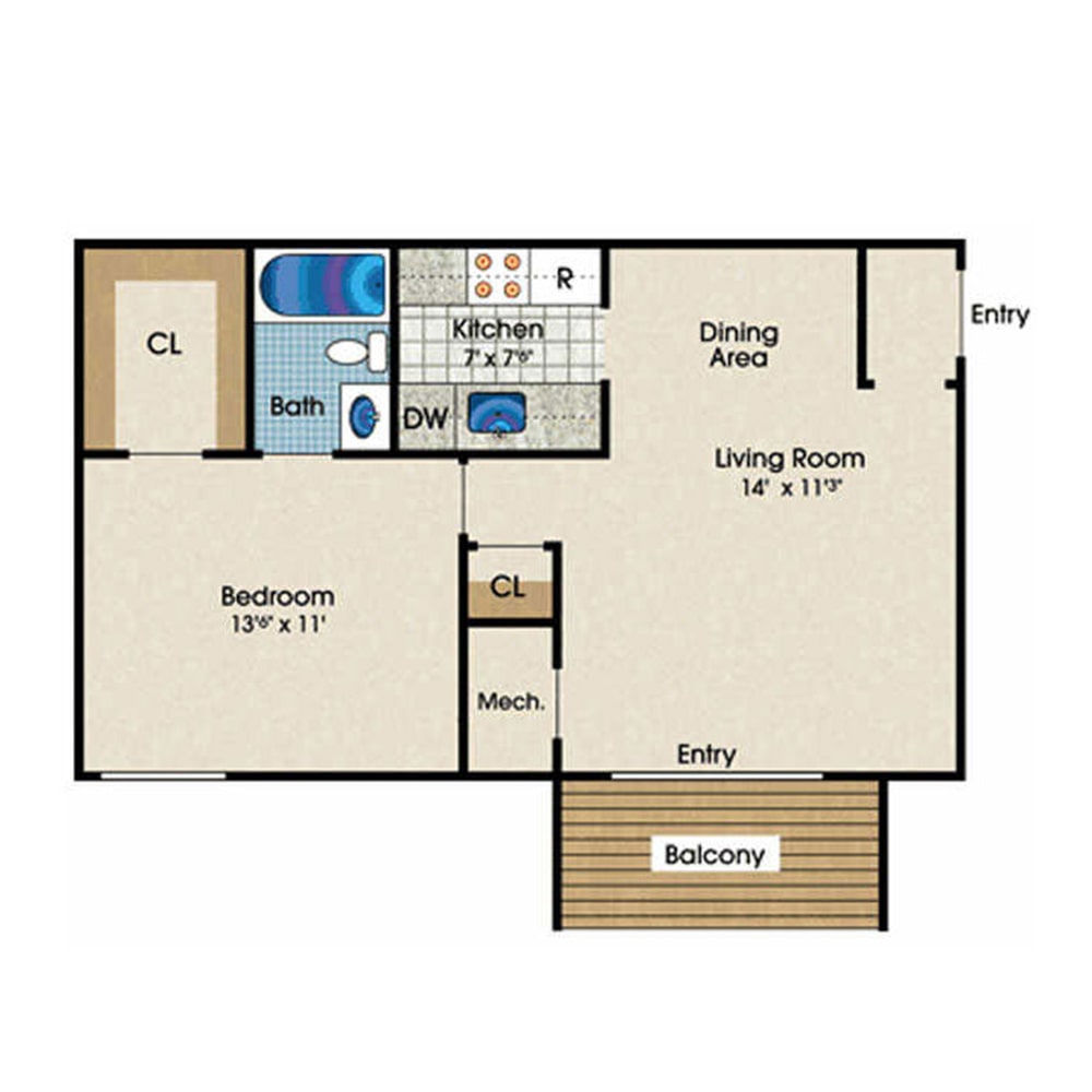 Floorplans Wellington Woods Apartments
