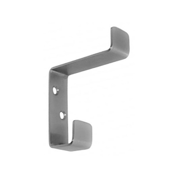 Hat & Coat Hook NonBuffered Satin Stainless Steel Welling UK