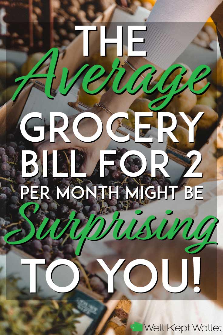 Average Grocery Bill for 2 People Per Week and Month!
