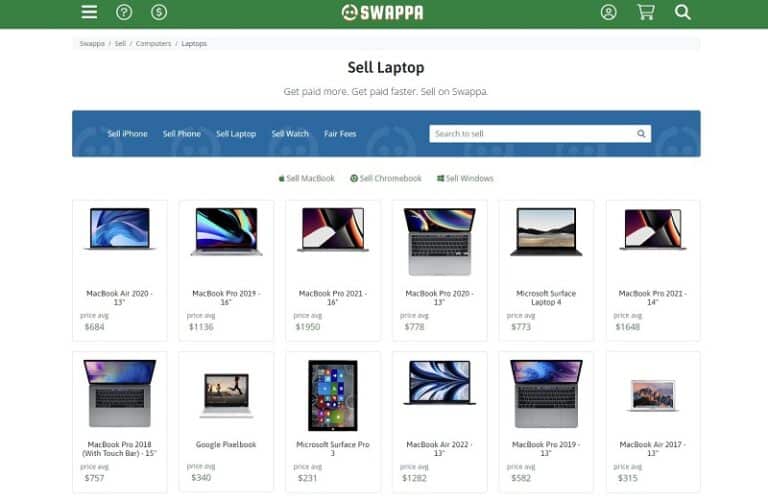 15 Best Places to Sell Laptops For The Most Cash