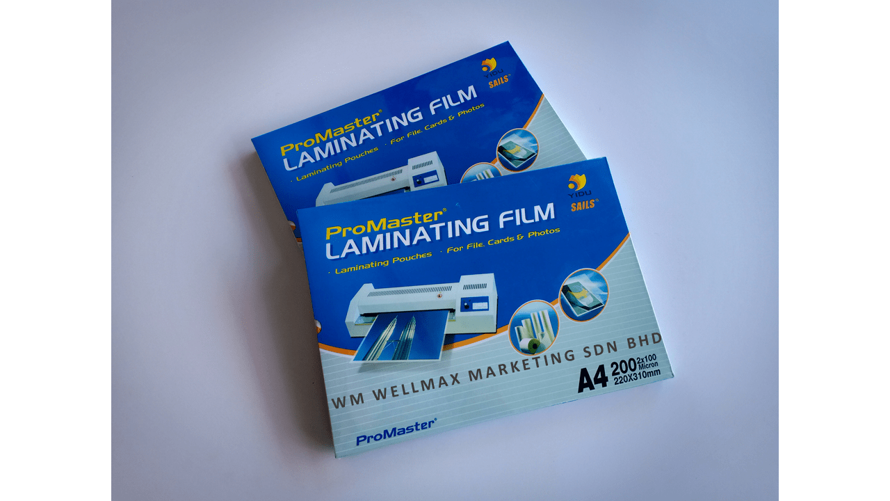 A4 PROMASTER LAMINATING FILM 100'S Wellmax