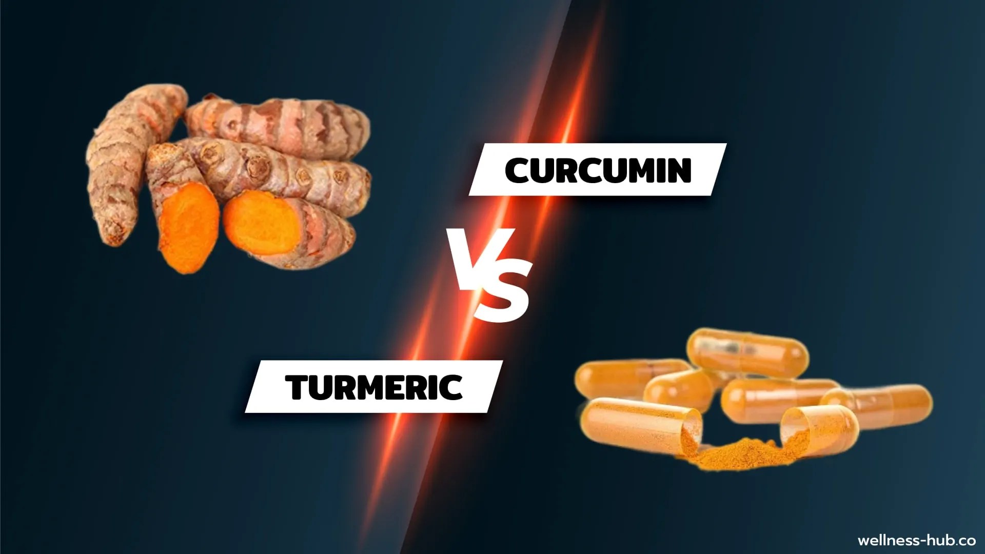 Turmeric VS Curcumin Wellness Hub