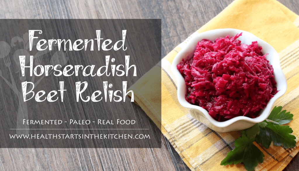 Fermented Horseradish Beet Relish