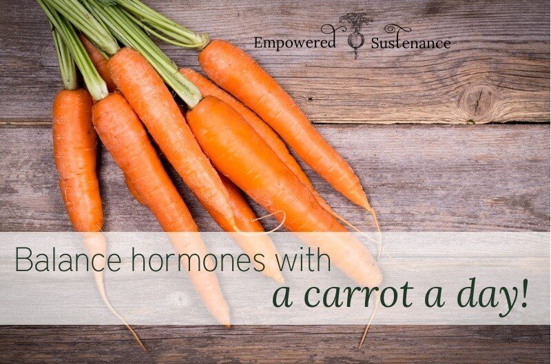 How to Balance Hormones with a Raw Carrot a Day