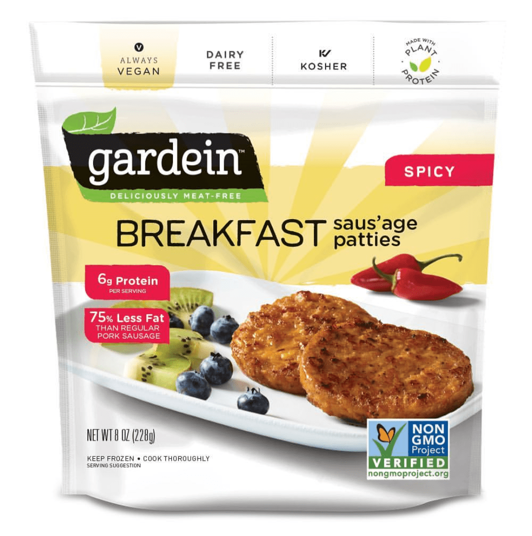Gardein Spicy Breakfast Sausage Patties (Ingredients Analysis) Clean