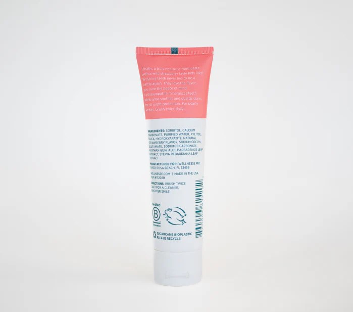 Children's Strawberry Toothpaste Wellnesse