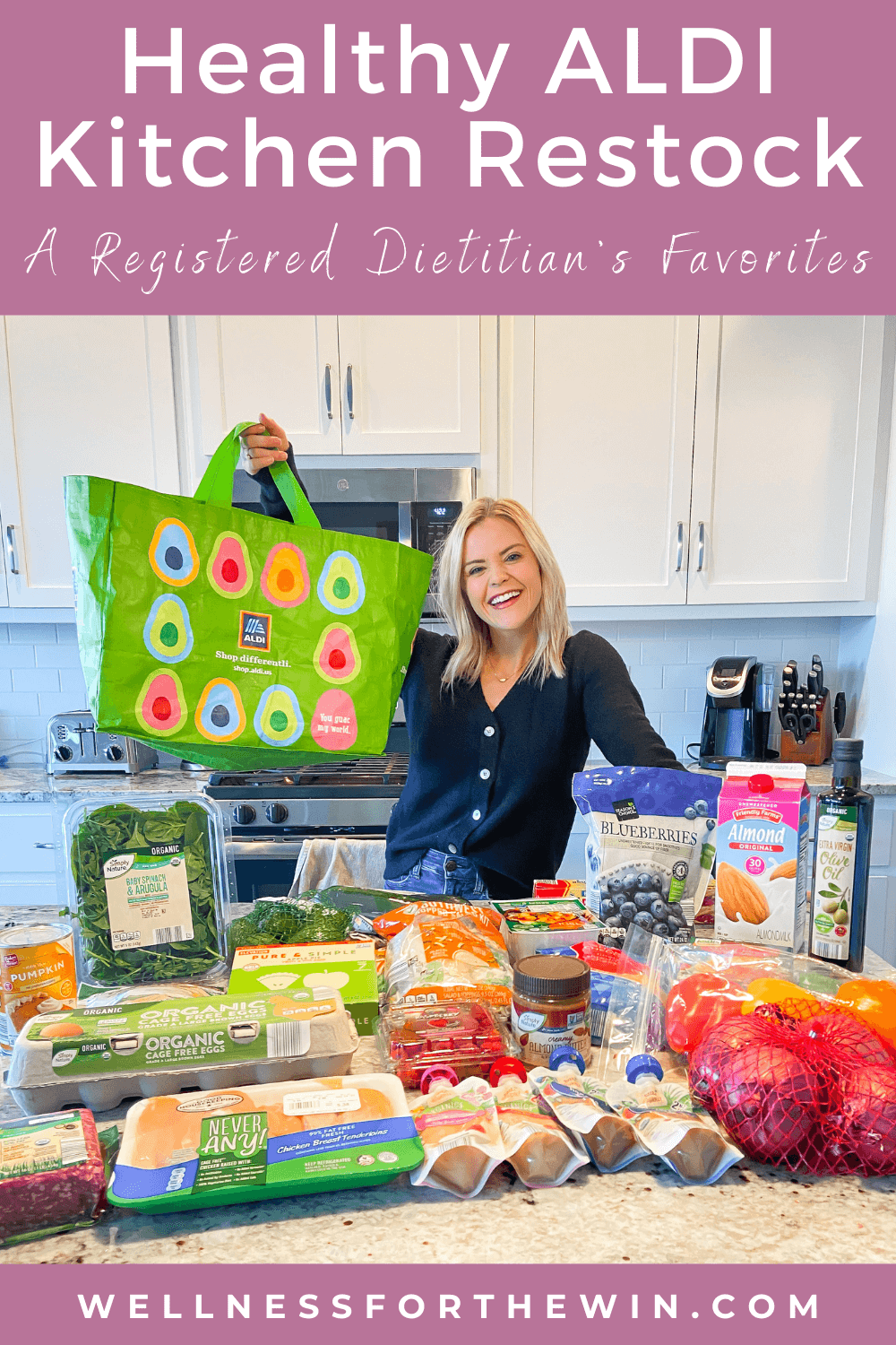 ALDI Kitchen Restock (and Healthy Breakfast Burrito Recipe!)