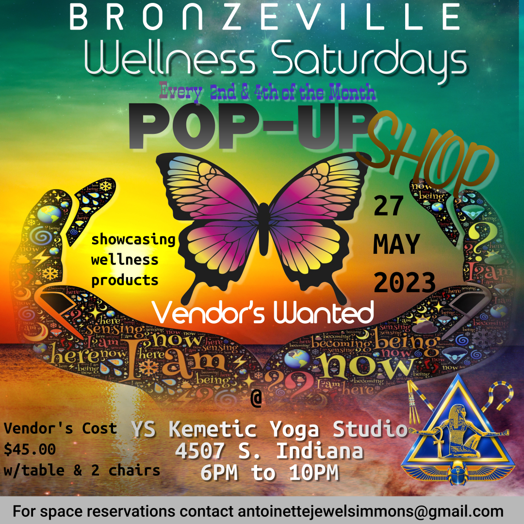 Bronzeville Wellness Saturday Pop Up Shop WellnessHap
