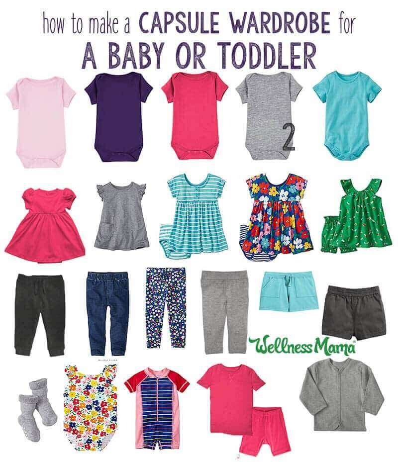 Baby Capsule Wardrobe (Works for Toddlers Too!) Wellness Mama