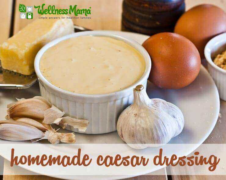 Healthy Homemade Caesar Dressing Recipe (Dairy Free) Wellness Mama