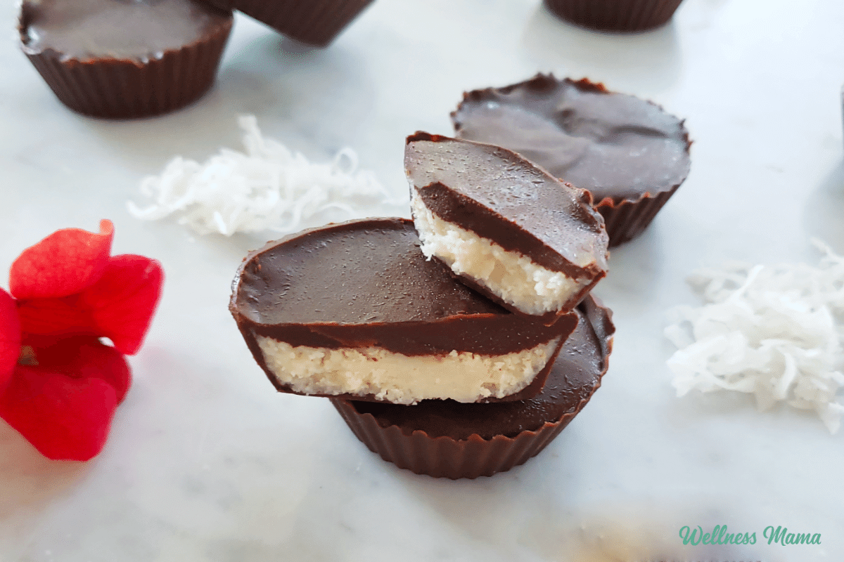 Healthy Coconut Butter Cups Recipe Wellness Mama