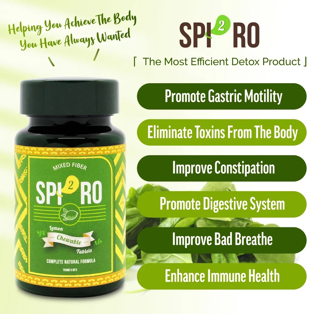 Spiro Natural Detox & Cleanse Weight Loss Supplement