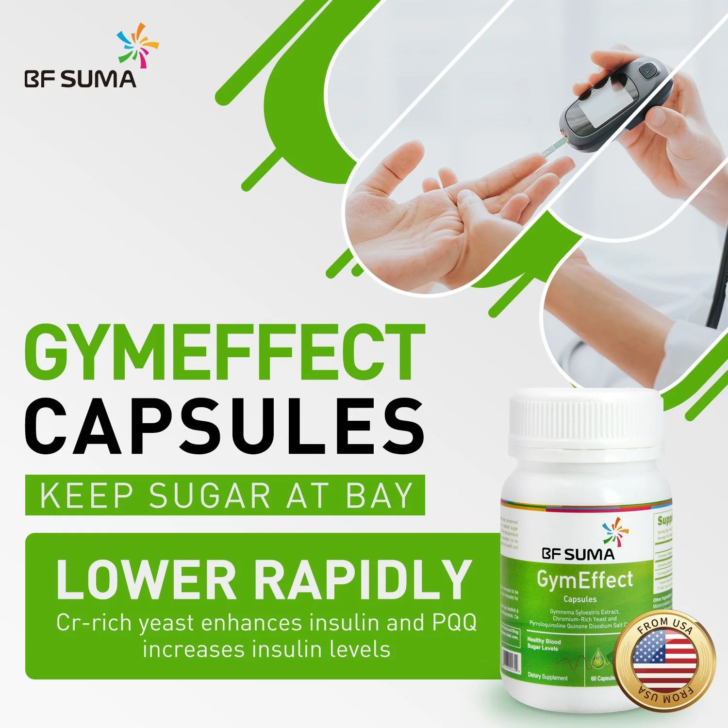 BF SUMA GYMEFFECT CAPSULES To LOWER (CONTROL) BLOOD SUGAR QUICKLY